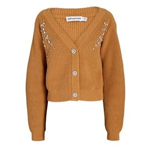 NWT Self-Portrait Diamanté Cardigan